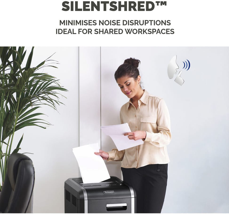 Destructeur Fellowes Powershred® 325Ci — Sécurité P-4 · 83 L · 24 feuilles/passage — image 5