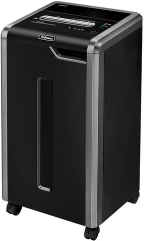 Destructeur Fellowes Powershred® 325Ci — Sécurité P-4 · 83 L · 24 feuilles/passage