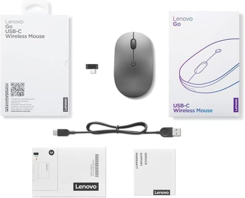 Souris sans fil multipériphérique Lenovo Go Bluetooth (4Y51C21217) — image 11