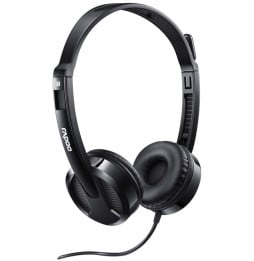 Casque-micro stéréo Rapoo H100 - Jack 3,5 mm