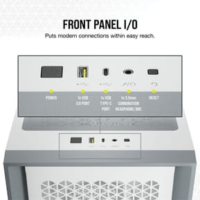 Boîtier PC Gaming Corsair 4000D Airflow TG Mid-Tower (CC-9011201-WW) — image 6