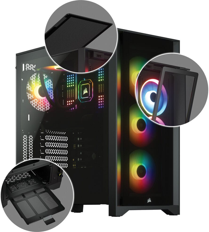 Boîtier PC Gaming Corsair iCUE 4000X RGB (CC-9011204-WW) — image 4