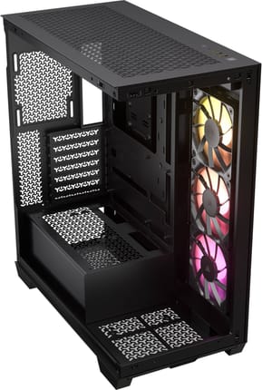صندوق حاسوب للألعاب Corsair 3500X ARGB Mid-Tower (CC-9011278-WW) — صورة 3