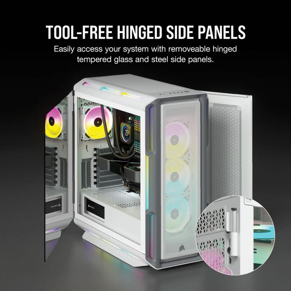صندوق حاسوب للألعاب Corsair iCUE 5000T RGB Mid-Tower (CC-9011231-WW) — صورة 7