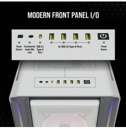 Boîtier PC Gaming Corsair iCUE 5000T RGB Mid-Tower (CC-9011231-WW)