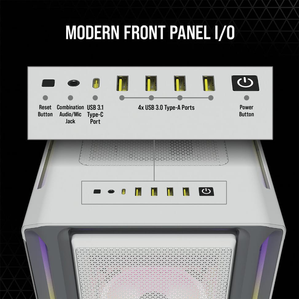 Boîtier PC Gaming Corsair iCUE 5000T RGB Mid-Tower (CC-9011231-WW) — image 4