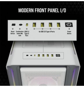 Boîtier PC Gaming Corsair iCUE 5000T RGB Mid-Tower (CC-9011231-WW)