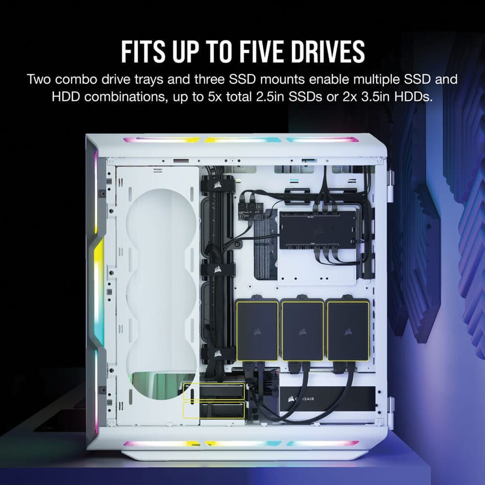 صندوق حاسوب للألعاب Corsair iCUE 5000T RGB Mid-Tower (CC-9011231-WW) — صورة 8