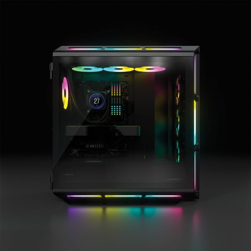 Corsair iCUE 5000T RGB Mid-Tower Gaming PC Case (CC-9011230-WW) — image 9