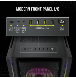 Boîtier PC Gaming Corsair iCUE 5000T RGB Mid-Tower (CC-9011230-WW)