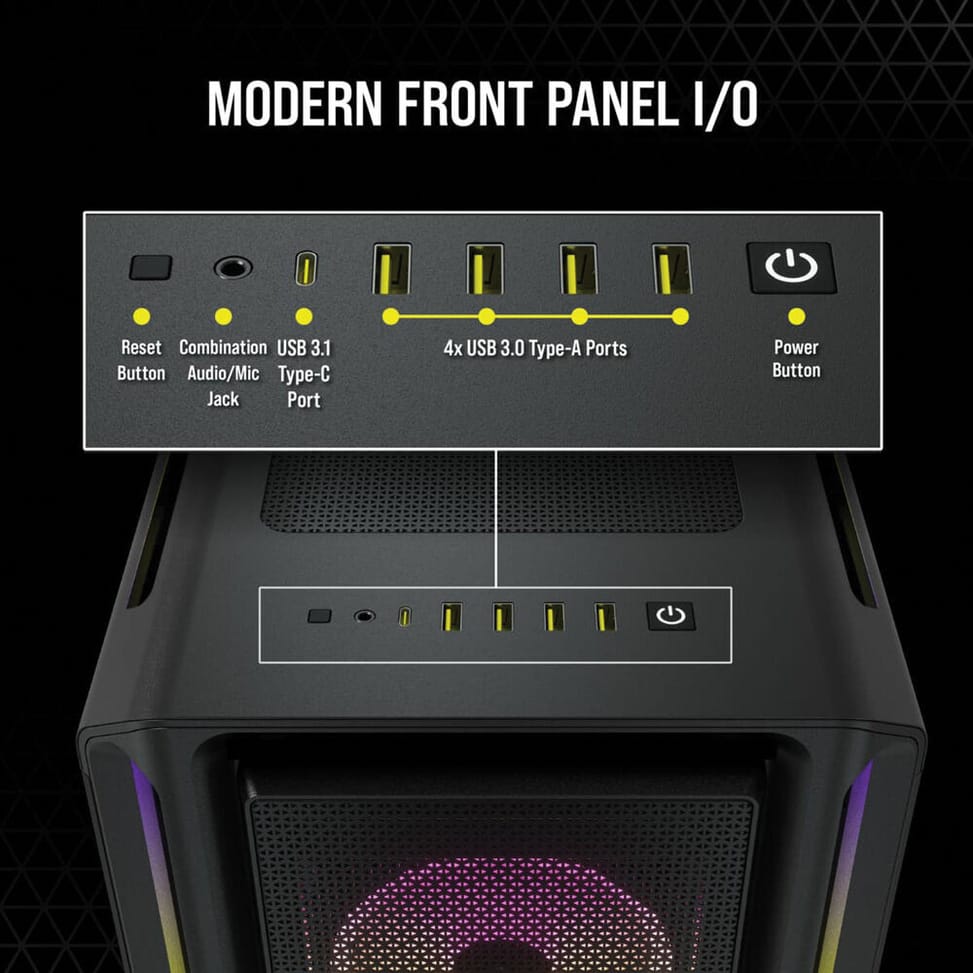 Boîtier PC Gaming Corsair iCUE 5000T RGB Mid-Tower (CC-9011230-WW) — image 4