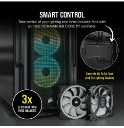 Boîtier PC Gaming Corsair iCUE 5000T RGB Mid-Tower (CC-9011230-WW)
