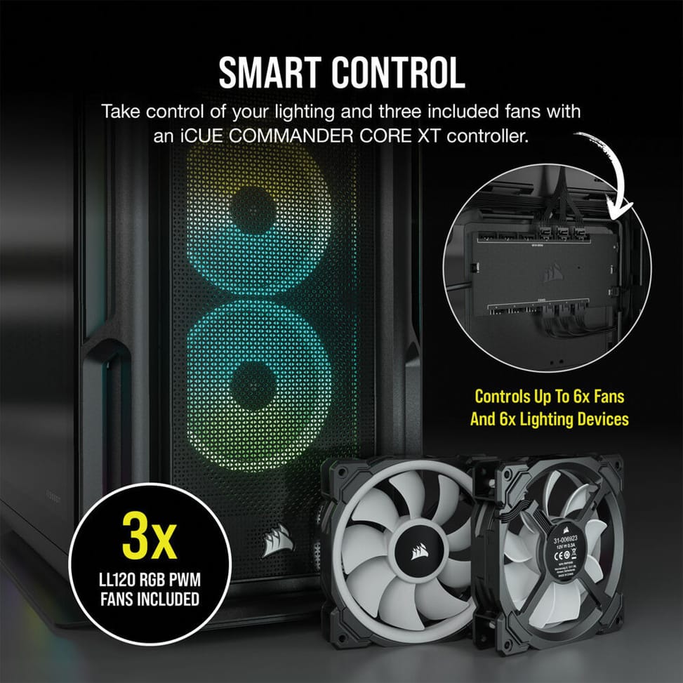 Boîtier PC Gaming Corsair iCUE 5000T RGB Mid-Tower (CC-9011230-WW) — image 7