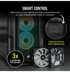 Boîtier PC Gaming Corsair iCUE 5000T RGB Mid-Tower (CC-9011230-WW)