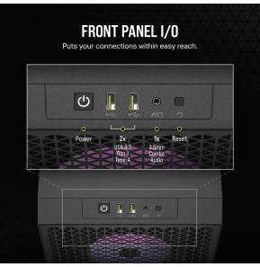 Boîtier PC Gaming Corsair 3000D RGB Airflow Mid-Tower (CC-9011255-WW)