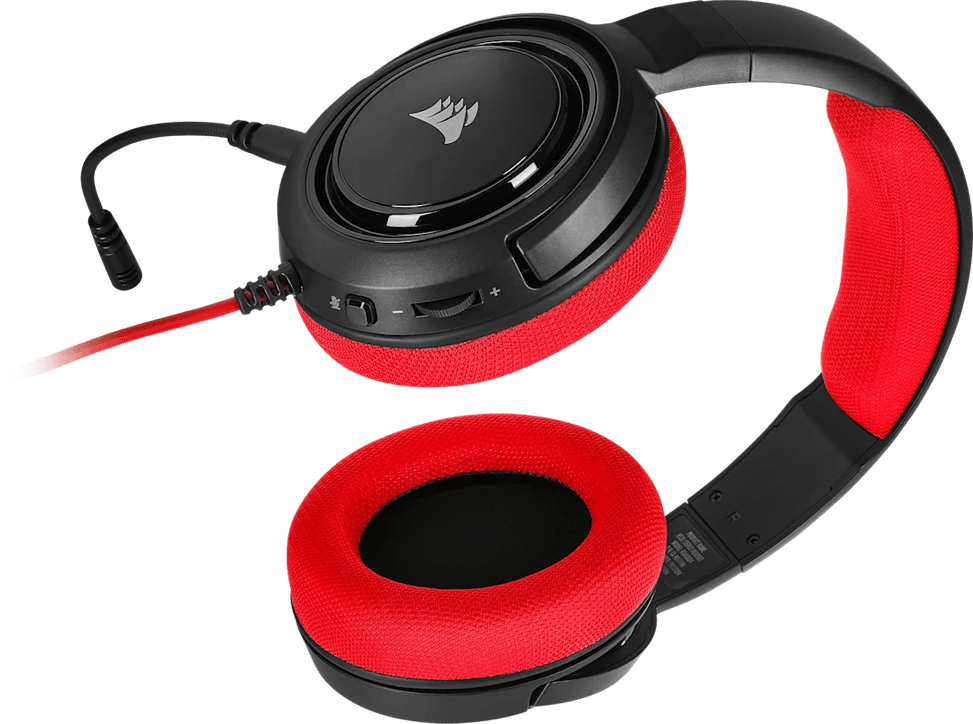 Casque Gaminig Corsair HS35 Stereo Rouge - Jack 3.5 mm (CA-9011198-EU) — image 4