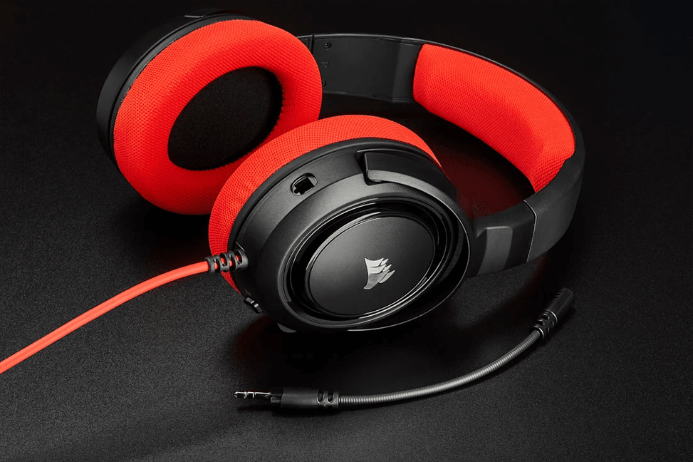 Casque Gaminig Corsair HS35 Stereo Rouge - Jack 3.5 mm (CA-9011198-EU) — image 6