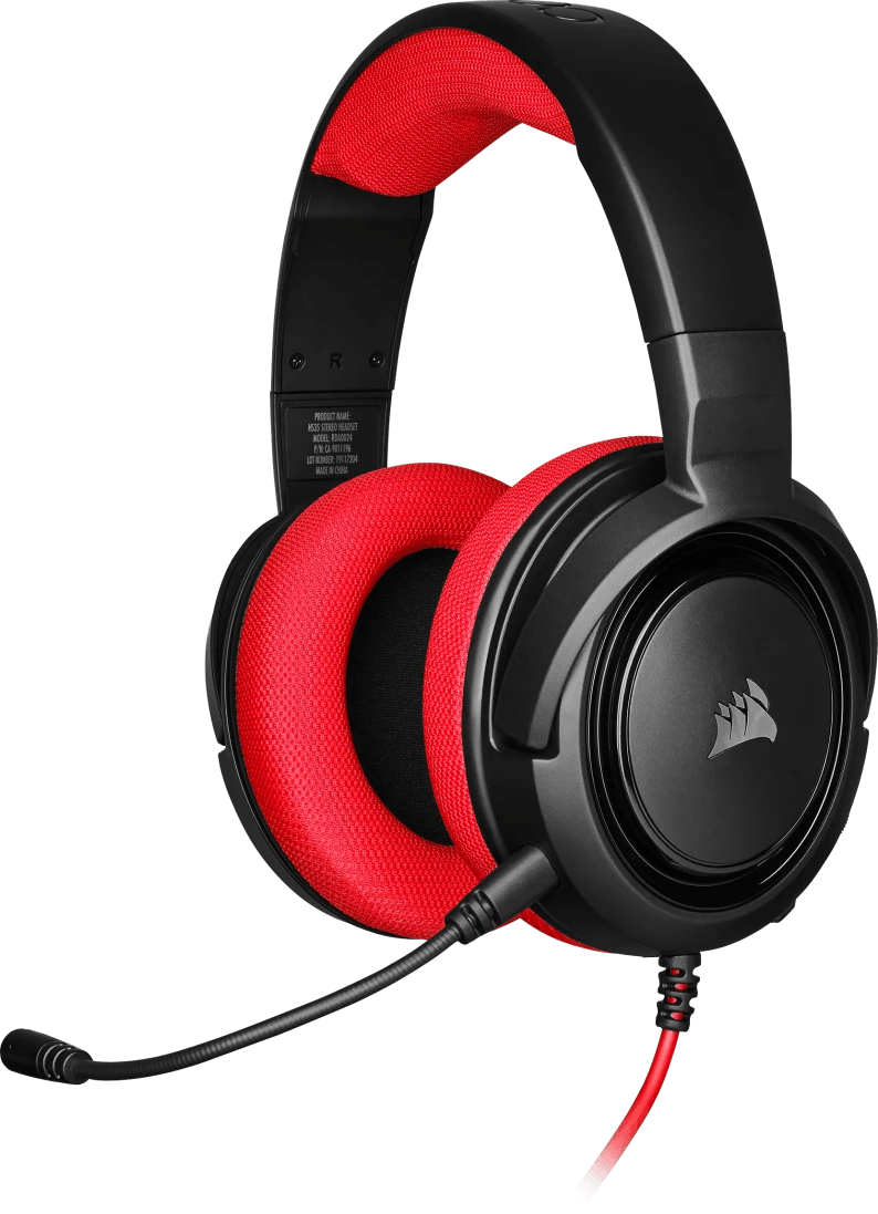 Casque Gaminig Corsair HS35 Stereo Rouge - Jack 3.5 mm (CA-9011198-EU) — image 3