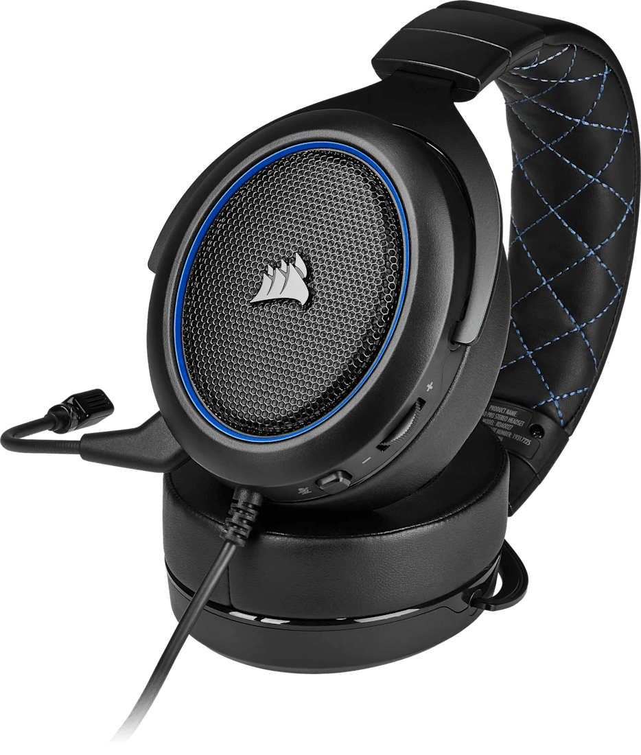 سماعة رأس للألعاب Corsair HS50 Pro Stereo أزرق - Jack 3.5 mm (CA-9011217-EU) — صورة 5