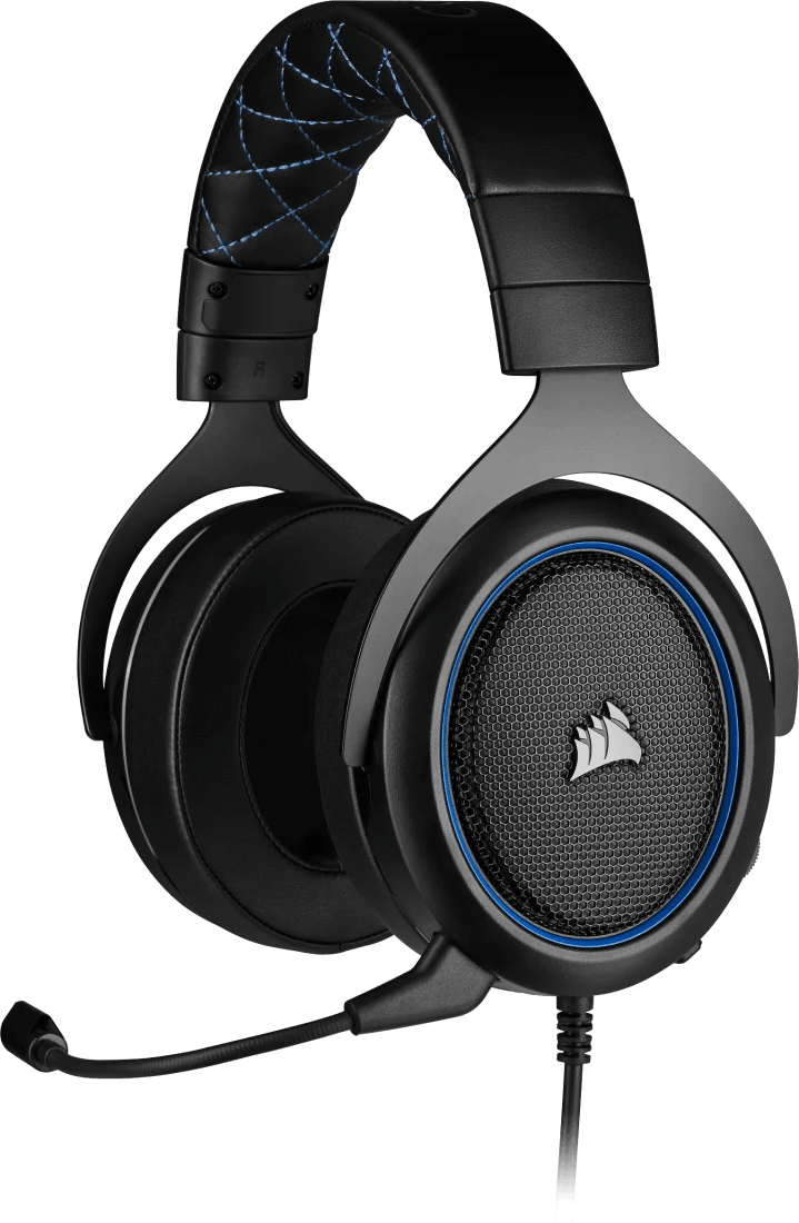 Casque Gaming Corsair HS50 Pro Stereo Bleu - Jack 3.5 mm (CA-9011217-EU) — image 2