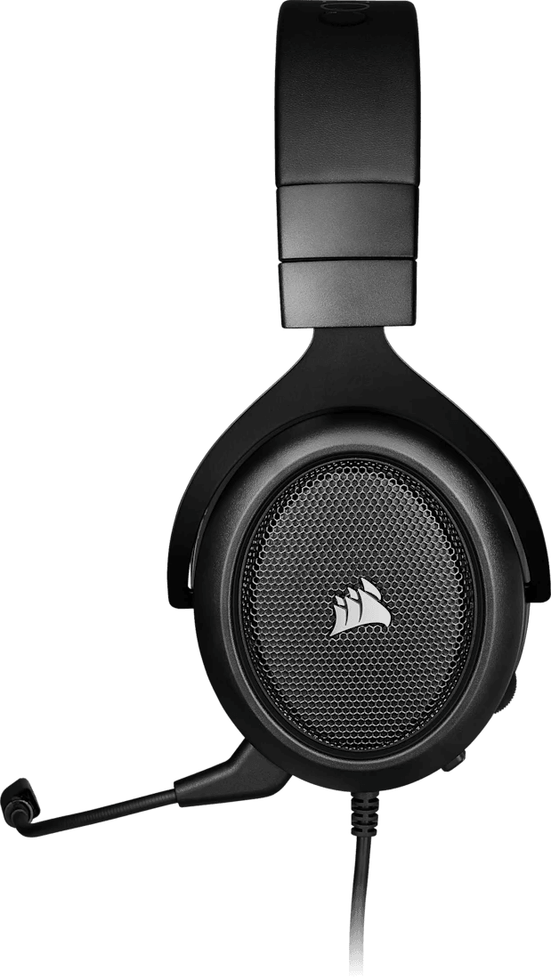 سماعة رأس للألعاب Corsair HS50 Pro Stereo كربوني - Jack 3.5 mm (CA-9011215-EU) — صورة 4