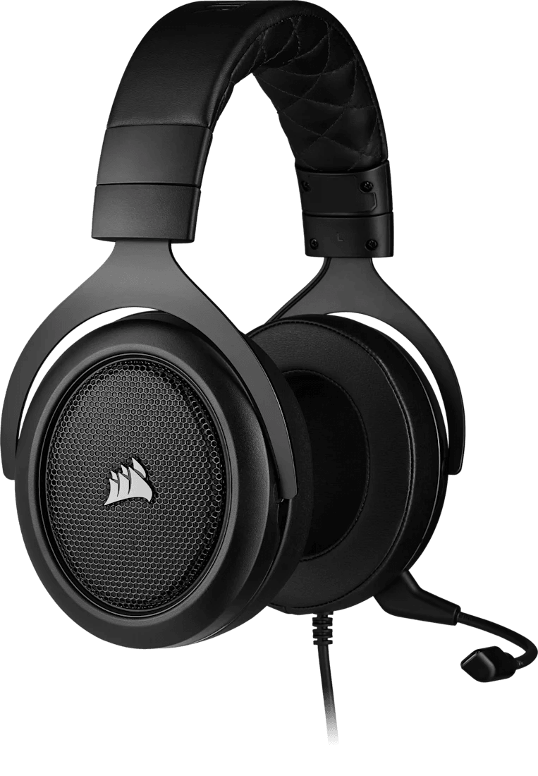 سماعة رأس للألعاب Corsair HS50 Pro Stereo كربوني - Jack 3.5 mm (CA-9011215-EU) — صورة 1