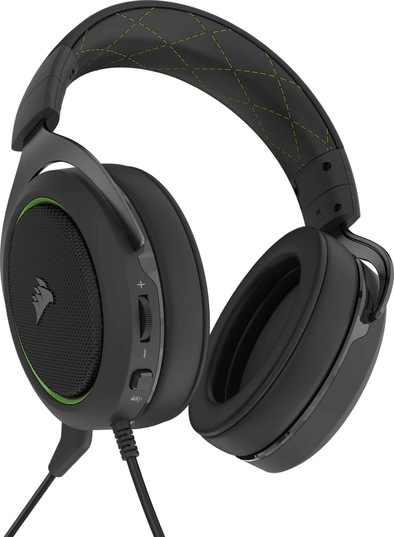 Casque Gaminig Corsair HS50 Pro Stereo Vert - Jack 3.5 mm (CA-9011216-EU) — image 1