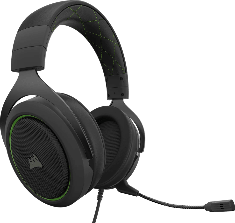 Casque Gaminig Corsair HS50 Pro Stereo Vert - Jack 3.5 mm (CA-9011216-EU) — image 10