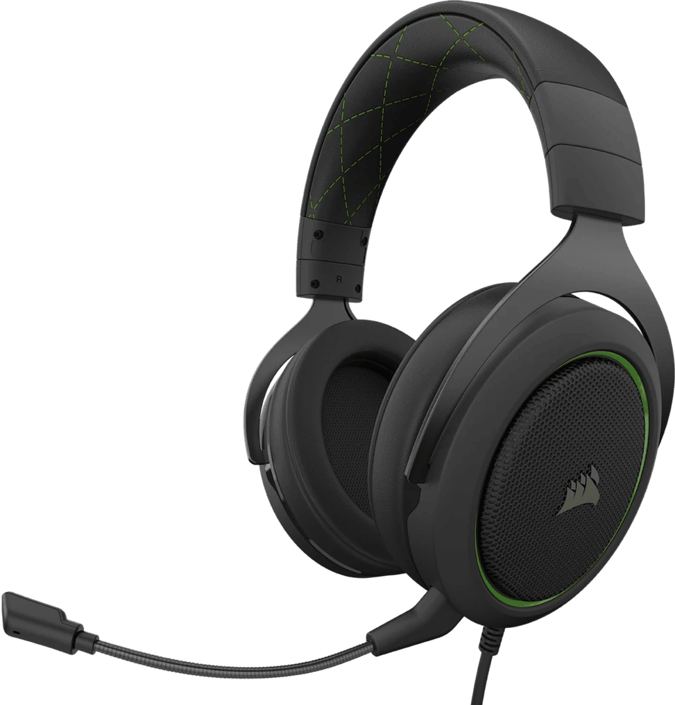 Casque Gaminig Corsair HS50 Pro Stereo Vert - Jack 3.5 mm (CA-9011216-EU) — image 12