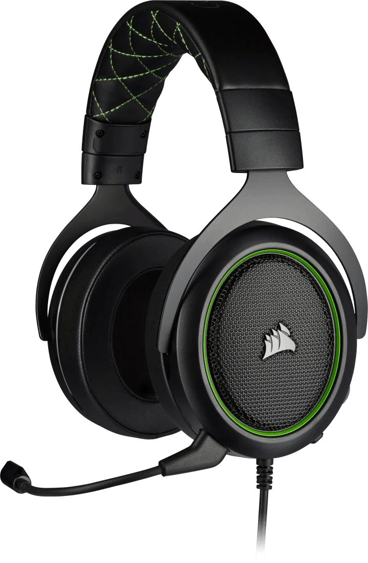 Casque Gaminig Corsair HS50 Pro Stereo Vert - Jack 3.5 mm (CA-9011216-EU) — image 13
