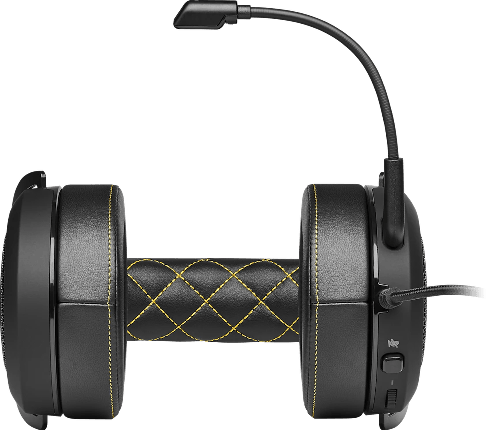 Casque Gaming Corsair HS60 Pro Surround Jaune - Jack 3.5 mm (CA-9011214-EU) — image 2
