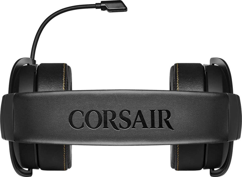 سماعة رأس للألعاب Corsair HS60 Pro Surround أصفر - Jack 3.5 mm (CA-9011214-EU) — صورة 3