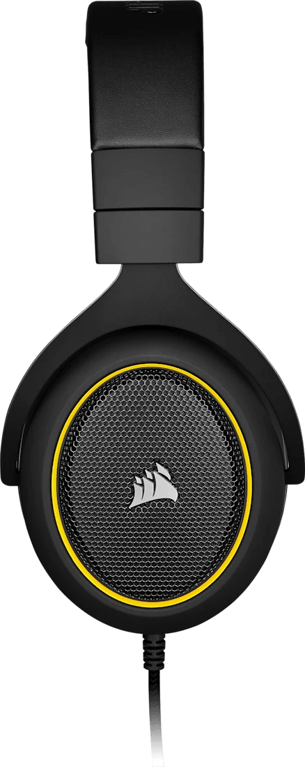 سماعة رأس للألعاب Corsair HS60 Pro Surround أصفر - Jack 3.5 mm (CA-9011214-EU) — صورة 6