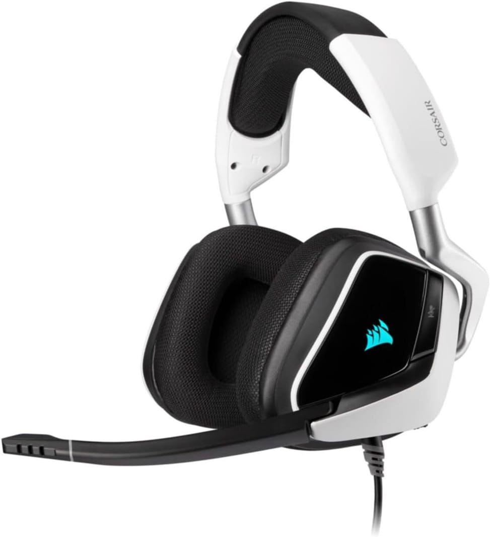سماعة رأس للألعاب Corsair Void RGB Elite USB أبيض (CA-9011204-EU) — صورة 5