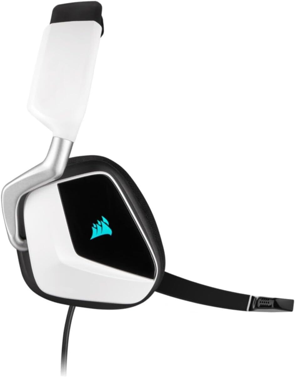 سماعة رأس للألعاب Corsair Void RGB Elite USB أبيض (CA-9011204-EU) — صورة 2