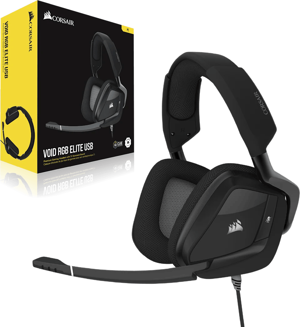 Casque Gaminig Corsair Void RGB Elite USB Carbon (CA-9011203-EU) — image 1