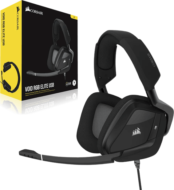 Casque Gaminig Corsair Void RGB Elite USB Carbon (CA-9011203-EU)