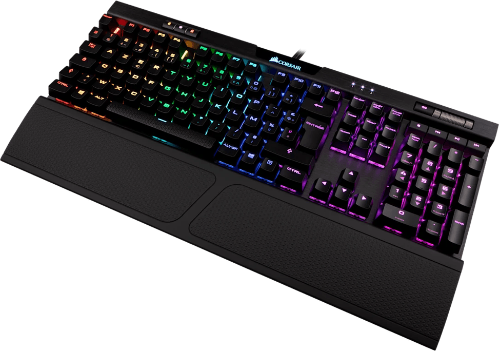 Clavier Gaming mécanique Corsair K70 RGB MK.2 Cherry MX Rouge - AZERTY (CH-9109010-FR) — image 4