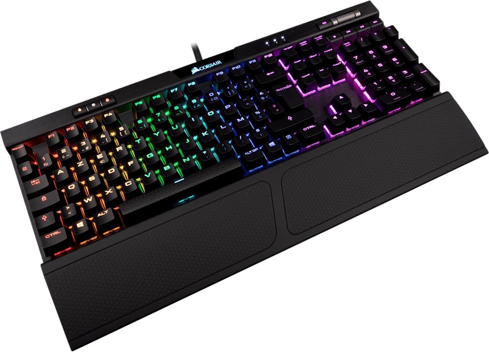 Clavier Gaming mécanique Corsair K70 RGB MK.2 Cherry MX Rouge - AZERTY (CH-9109010-FR) — image 3