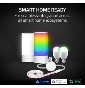 Lampe LED RGB Razer Aether Smart Pro avec éclairage Multi-zone (RZ43-04080100-RGWB)