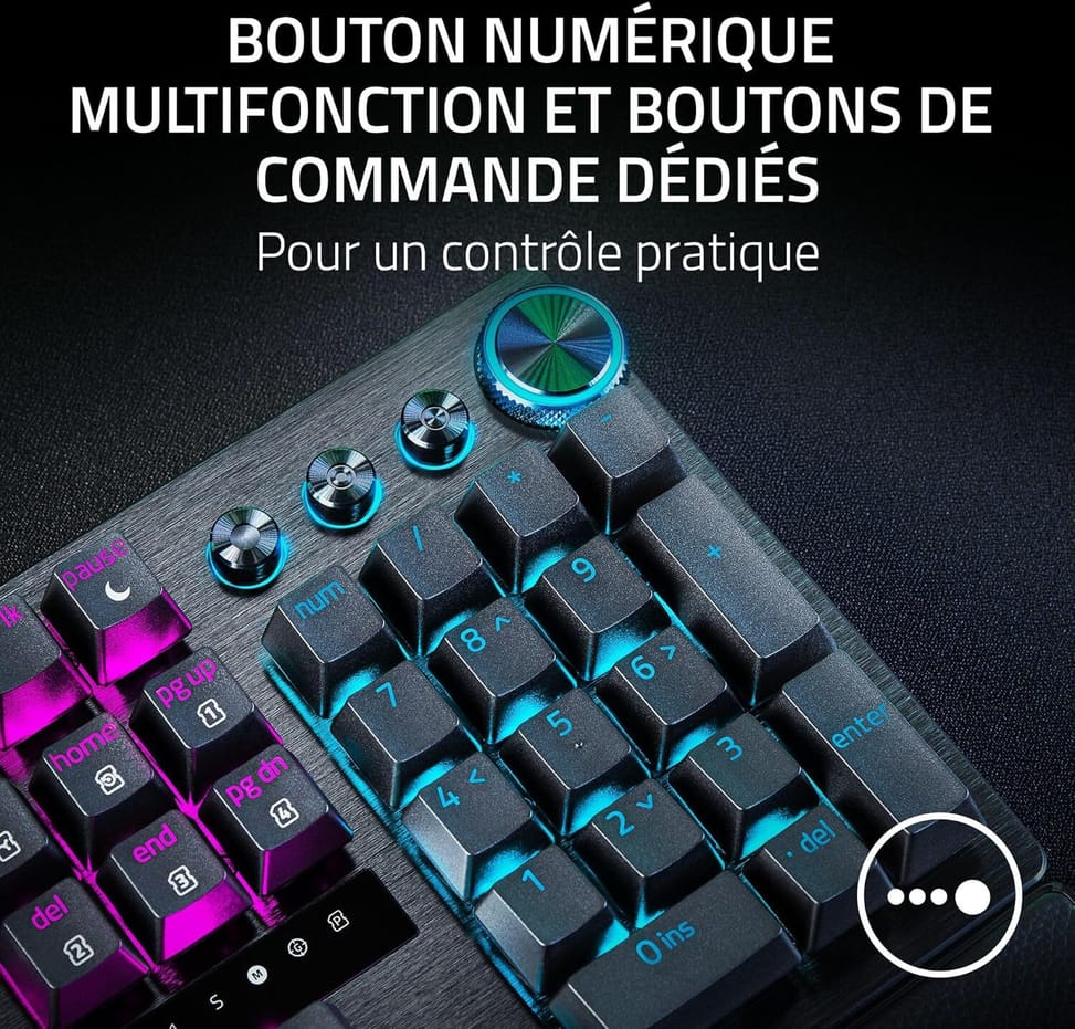 Clavier Gaming Optique Razer Huntsman V3 Pro - AZERTY (RZ03-04970500-R3F1) — image 5