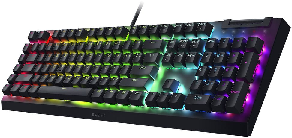 Razer BlackWidow V4 X Green Switch Mechanical Gaming Keyboard - AZERTY (RZ03-04700500-R3F1) — image 4