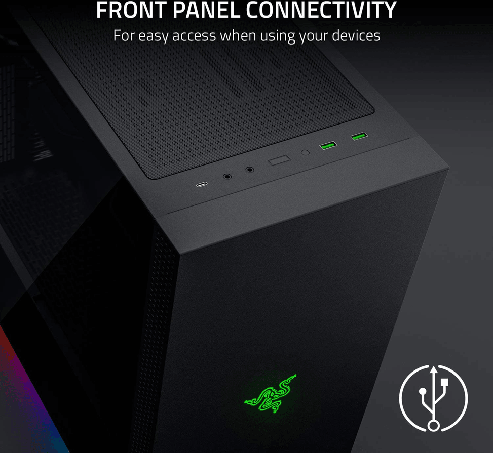 Boîtier PC Gaming Razer Tomahawk ATX avec Razer Chroma RGB (RC21-01420100-R3M1) — image 6