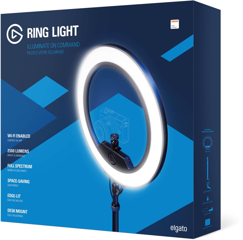 Panneaux à LED Elgato Ring Light (10LAC9901) — image 9