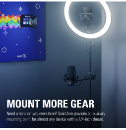 Système de fixation modulable Multi Mount Elgato Solid Arm (10AAG9901)