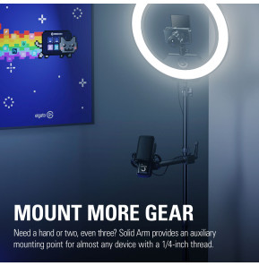 Système de fixation modulable Multi Mount Elgato Solid Arm (10AAG9901)
