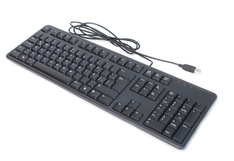 Clavier Dell KB212-B Quietkey USB Noir - Français (AZERTY) — image 1