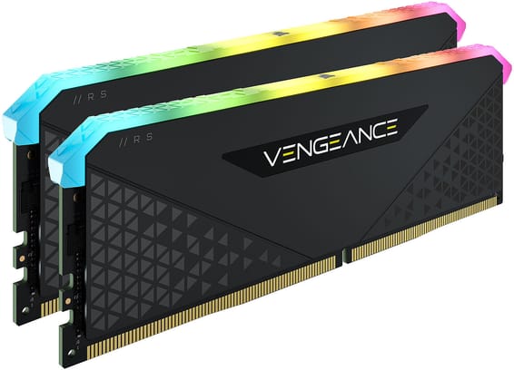 Barrette mémoire Corsair DRAM Vengeance RGB RS 16GB (2x8GB) DDR4 3200MHz C16 (CMG16GX4M2E3200C16)