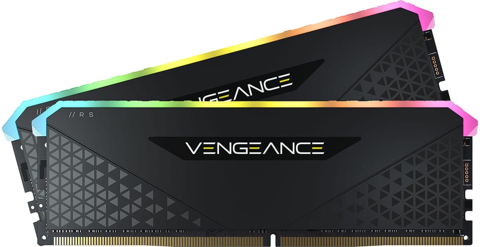 Barrette mémoire Corsair DRAM Vengeance RGB RS 16GB (2x8GB) DDR4 3200MHz C16 (CMG16GX4M2E3200C16) — image 2