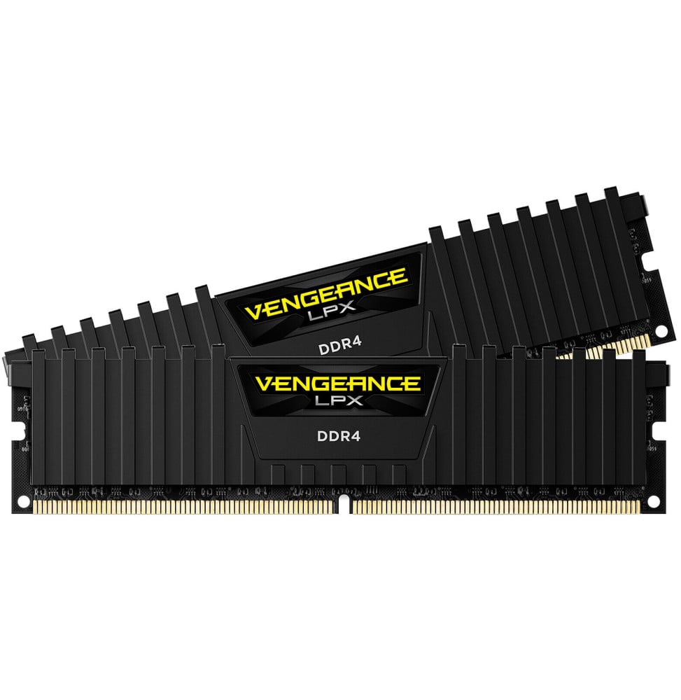 Barrette mémoire Corsair DRAM Vengeance LPX 16GB (2x8GB) DDR4 3200MHz C16 (CMK16GX4M2B3200C16)